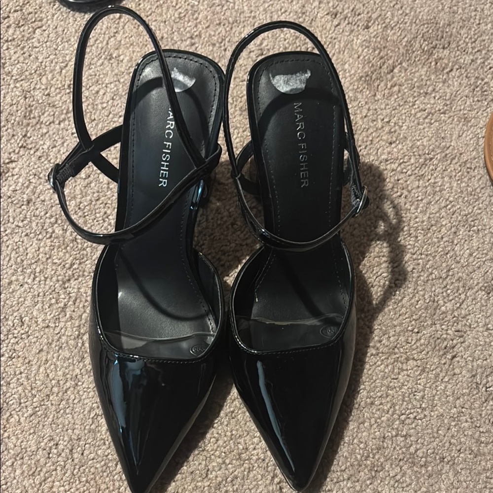Marc Fisher Black Stiletto Heels